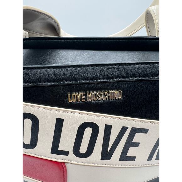 NWOT Love Moschino Bag Tote Love Is In The Air - Picture 2 of 10